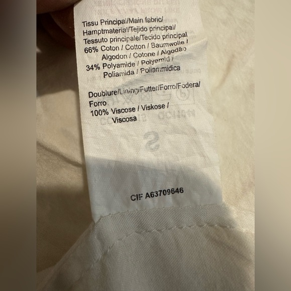 Ikks ICODE white lace short sleeve blouse size small - Picture 11 of 13